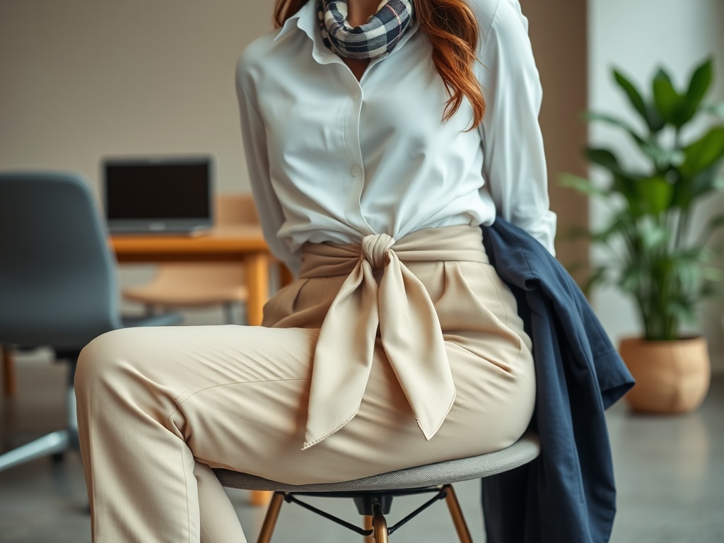 gdpron.ro | Cum să folosești eșarfele ca elemente de styling în talia pantalonilor